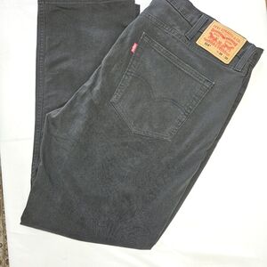 Levi's Black Denim Jeans with Red Patch